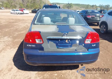 2003 Honda Civic Lx из США, поврежденный, VIN 2HGES16513H573919